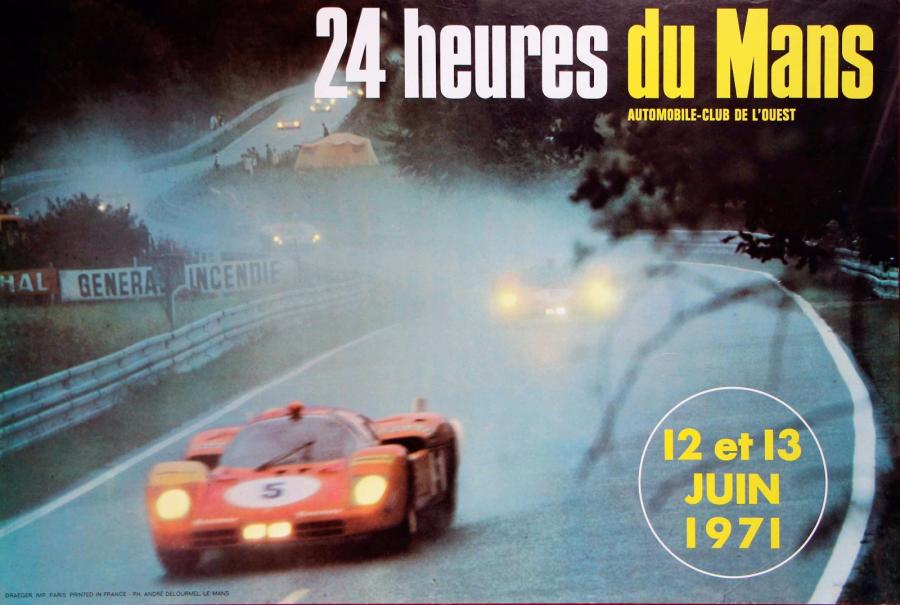 Le Mans 1971 løbsplakat