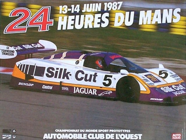 Le Mans 1987 race poster