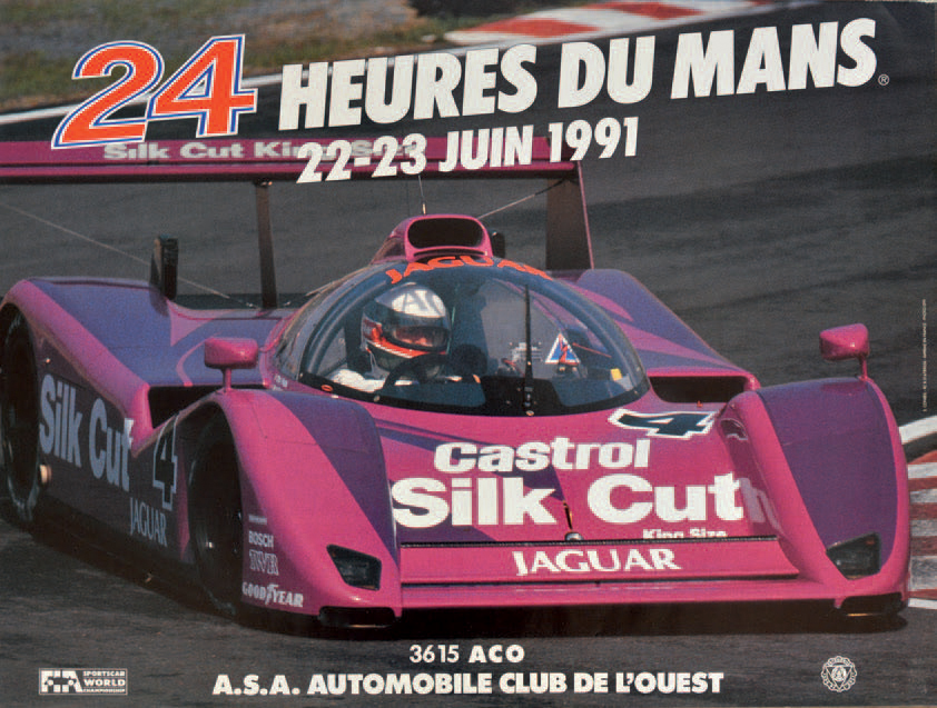 Le Mans 1991 race poster