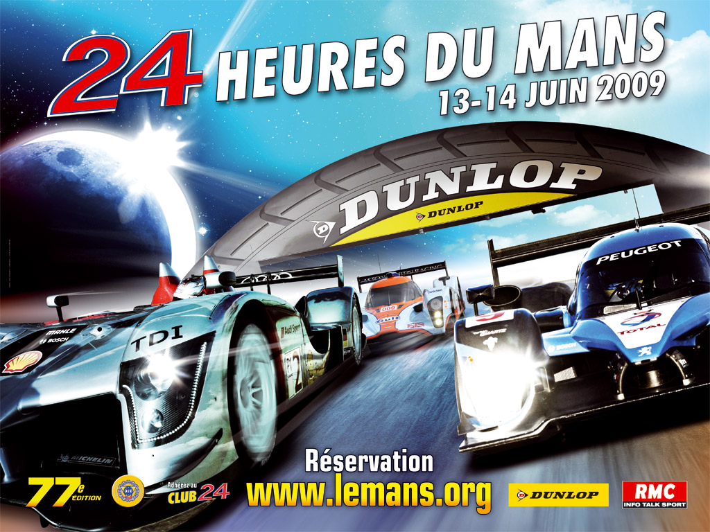 Le Mans 2009 løbsplakat