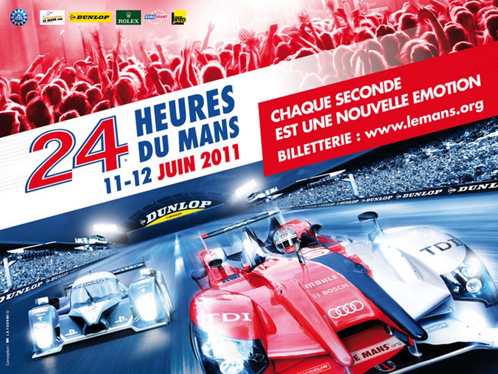 Le Mans 2011 race poster