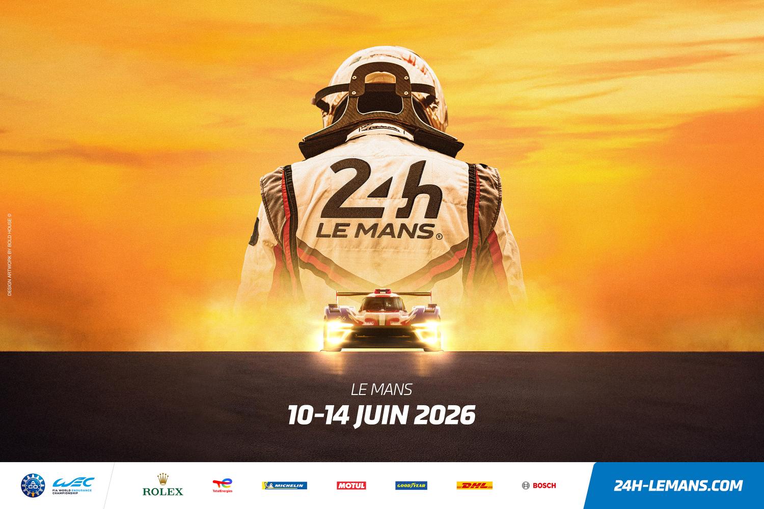 Le Mans 2026 race poster